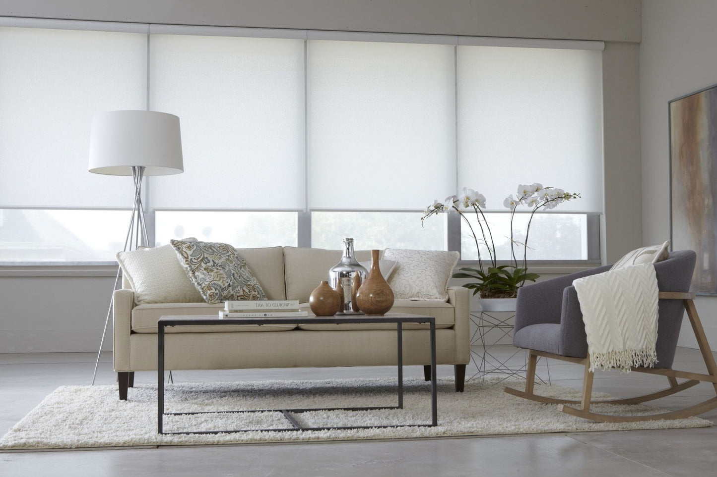 Roller Blinds - Cotton Fibre Series (Blackout)